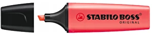 Zakreślacz STABILO BOSS fluo 70/40 czerwony