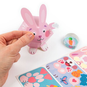 Kreatywne Figurki 3D z naklejkami dla dzieci Słodkie Zwierzaki Kidea