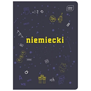 Zeszyt tematyczny A5 60k Hybrid w kratkę Niemiecki