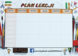 Wyprawka szkolna Klasa 4-6 + Plan lekcji