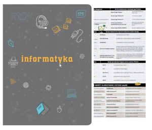 Zeszyt tematyczny A5 60k Hybrid w kratkę Informatyka