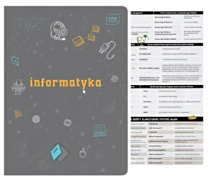 Zeszyt tematyczny A5 60k Hybrid w kratkę Informatyka