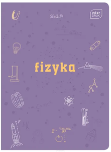 Zeszyt tematyczny A5 60k Hybrid w kratkę Fizyka