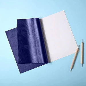 Kalka ołówkowa D.Rect A4 fioletowa/niebieska 25 ark.