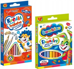 Wyprawka szkolna BAMBINO Mega XXL klasa 1, 2, 3 + długopis