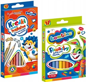 Wyprawka szkolna BAMBINO Mega XXL klasa 1, 2, 3 + długopis