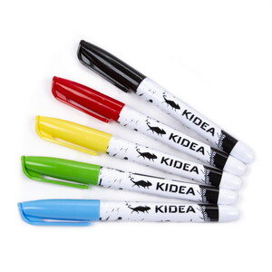 Markery do tkanin i obuwia 5kolorów Kidea