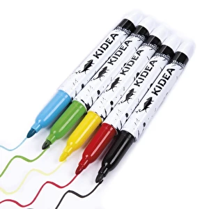 Markery do tkanin i obuwia 5kolorów Kidea