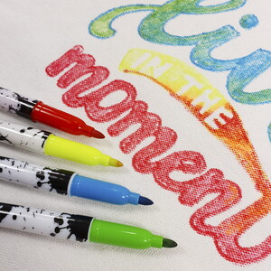 Markery do tkanin i obuwia 5kolorów Kidea