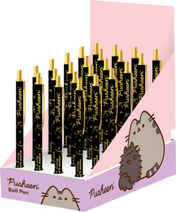 Długopis automatyczny 0,7 Pusheen Gold niebieski
