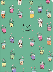 Zeszyt A5 32k 3linia kolor mix Interdruk bas girls