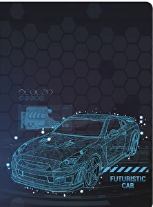 Zeszyt A5 32k kratka # mix Interdruk bas boy