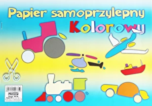 Zeszyt papierów kolorowych samoprzylepnych A4 8k.