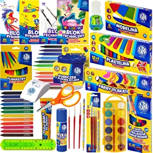 Wyprawka szkolna Duży zestaw XXL Astra Klasa 1-3