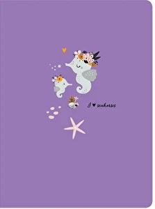 Zeszyt A5 16k 3= kolor linia mix Interdruk bas girls