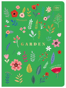 Zeszyt A5 60k linia = Garden
