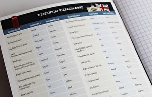 Zeszyt tematyczny A5 60k Hybrid w kratkę Angielski