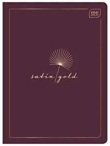 Zeszyt A5 80k kratka INTERDRUK Metalic Gold