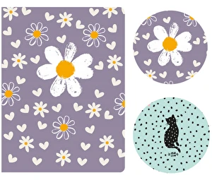 Zeszyt A5 32k kratka # mix Interdruk bas girls