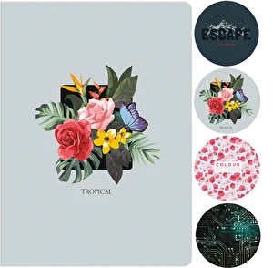 Zeszyt A5 80k linia mix Interdruk bas