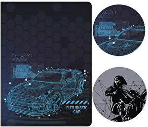 Zeszyt A5 32k kratka # mix Interdruk bas boy