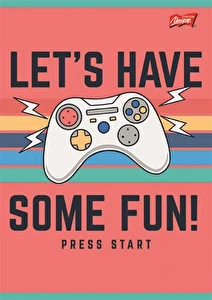 Zeszyt A5 32k linia dwukolorowa Let's Play Unipap