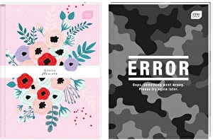 Brulion B5 160k kratka INTERDRUK oprawa twarda