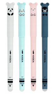 Długopis wymazywalny 0,7 B Zwierzaki Uszaki KIDEA