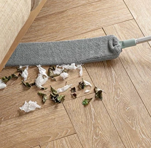 Szczotka Teleskopowa do Kurzu Miotełka z dwoma nakładkami 2w1 Szara