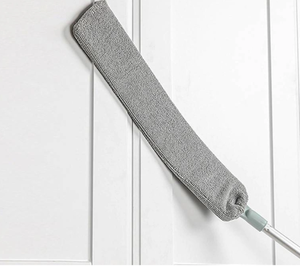 Szczotka Teleskopowa do Kurzu Miotełka z dwoma nakładkami 2w1 Szara