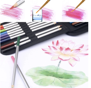 Zestaw do Szkicowania Rysowania Malowania Profesjonalny 74 szt. w Etui