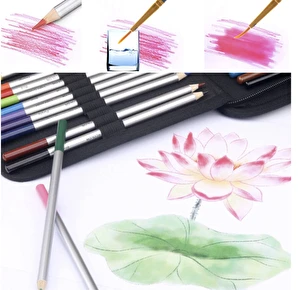 Zestaw do Szkicowania Rysowania Malowania Profesjonalny 74 szt. w Etui