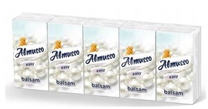 Chusteczki higieniczne balsam 3-warstwowe Almusso 10 opakowań