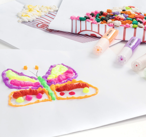 Flamastry Pisaki Magiczne Żelowe Projekt 3D Efekt POPCORNU