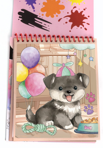 Magiczna kolorowanka wodna L wielorazowa PIESKI