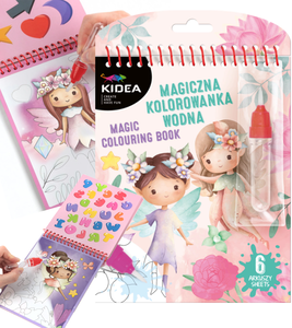 Magiczna kolorowanka wodna K wielorazowa MAGIC