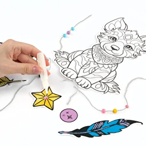 Łapacz Snów marzeń Świecący w ciemności Zestaw kreatywny dla dzieci MYSTIC