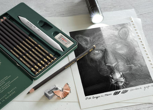 Ołówki artystyczne Faber-Castell Pitt Graphite Matt + akcesoria 8 szt.