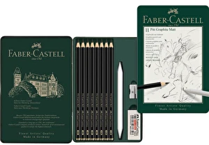 Ołówki artystyczne Faber-Castell Pitt Graphite Matt + akcesoria 8 szt.