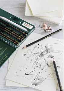 Ołówki artystyczne Faber-Castell Pitt Graphite Matt + akcesoria 8 szt.