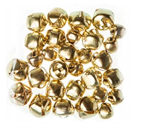 Dzwoneczki Świąteczne mix 20 szt. złote