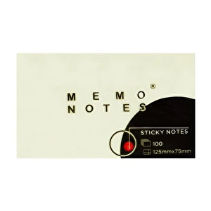 Karteczki samoprzylepne 125x75 100 szt żółte