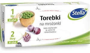 Woreczki na mrożonki 1L 30szt oraz 2L 30szt BOX Stella