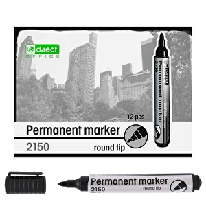 Marker permanentny okr 2150 czarny wodoodporny 1 sztuka