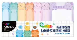 Karteczki samoprzylepne Kotki Kidea
