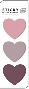 Karteczki samoprzylepne Serca 3 kolory