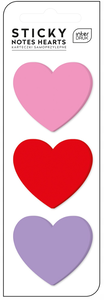 Karteczki samoprzylepne Serca 3 kolory