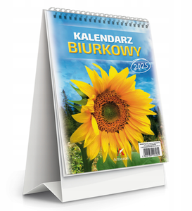 Kalendarz Terminarz biurkowy A5 2025 stojący pionowy