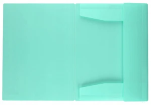 Teczka z gumką A4 PP pastel zielony