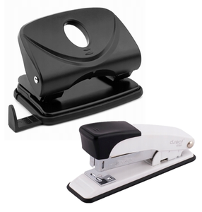 Zszywacz 315A + Dziurkacz 3920 D.Rect Zestaw czarny
